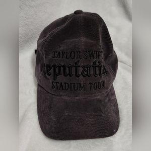 Taylor Swift Reputation Stadium Tour OS Gray Corduroy Adjustable Hat